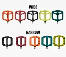 Bicycle Flat Pedals Studded Platform Nylon 9/16 Track Mountain Bike Rockbros