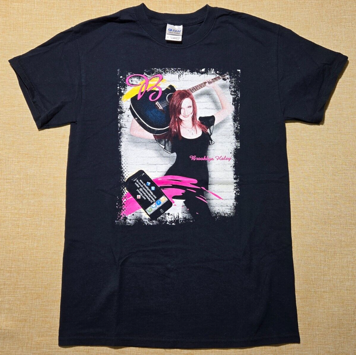 Brooklyn Haley T-Shirt Mens S Black 100% Preshrunk Cotton Graphics 