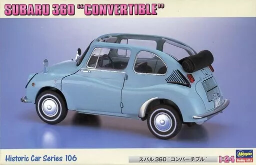 Hasegawa 1/24 Subaru 360 Convertible Historic Car Series | eBay