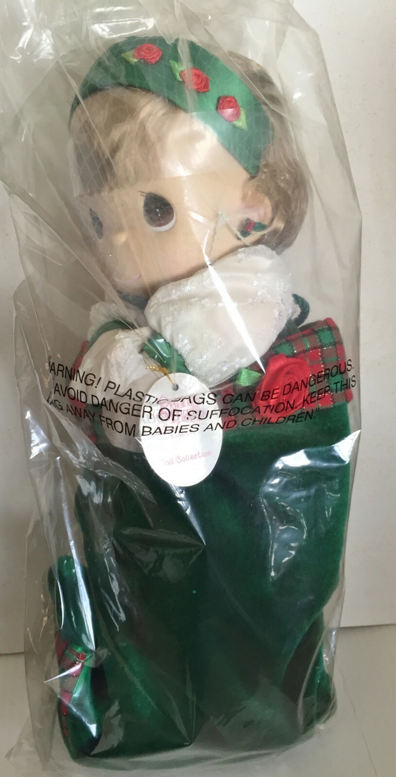 precious moments christmas stocking dolls