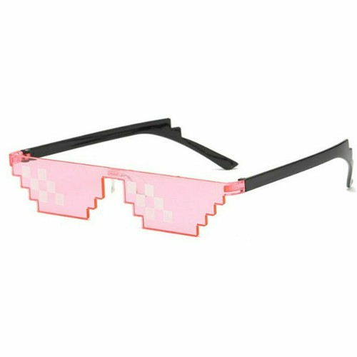 Mosaic Glasses Deal With It 8 Bit Pixel Thug Life Sunglasses Funny Eyewear - Picture 13 of 17