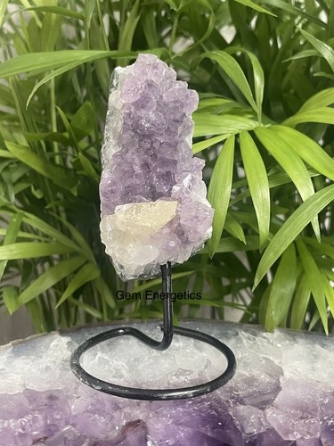Amethyst drusische Probe Amethyst Kristallcluster Amethyst Edelstein Feng Shui - Bild 4 von 5