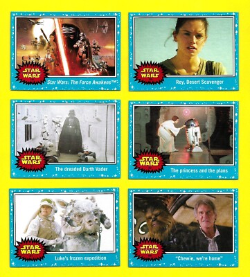 2015 Topps Star Wars Journey to the Force Awakens Base Cards & Inserts You Pick