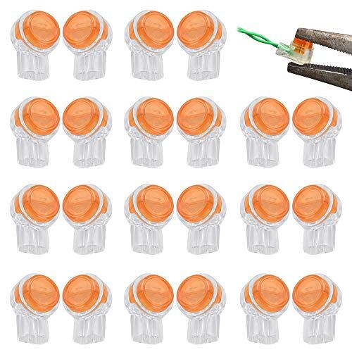 Kbnian, 200 connettori per cavi telefonici, impermeabili, colore (H9j)