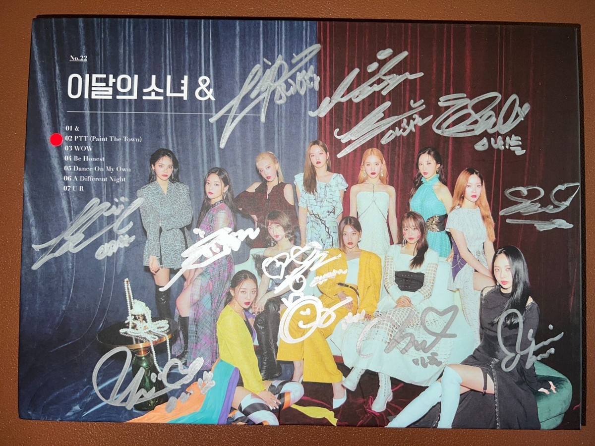 LOONA [&] All Member Autographed Signed Promo Album MINT | eBay