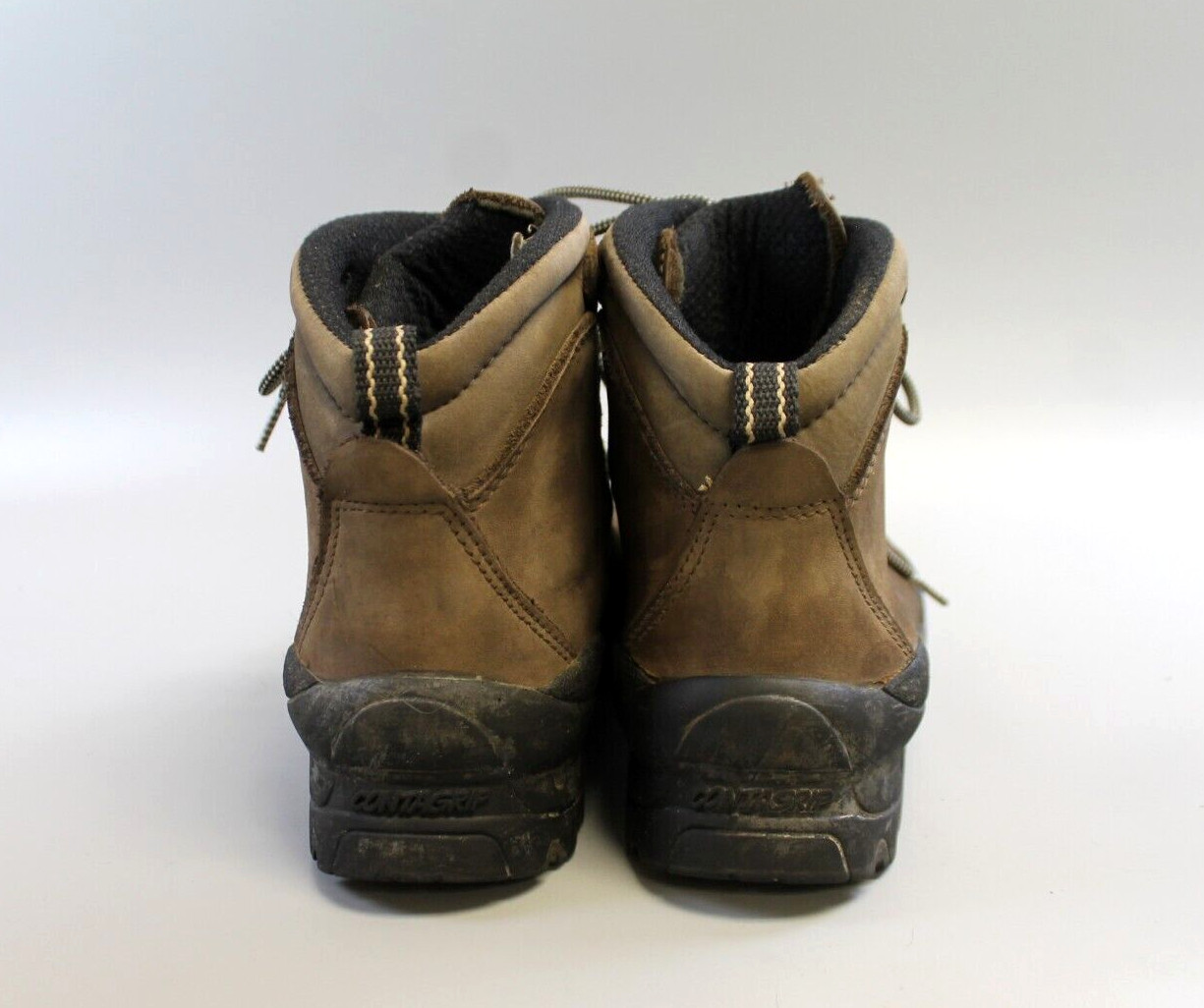 SALOMON BROWN LEATHER LACE UP HIKING/TRAIL BOOTS WOME… Gem