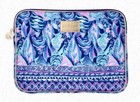 Lilly Pulitzer Laptop Notebook Tablet Sleeve 13x10 Padded Bag Scale Up NWT