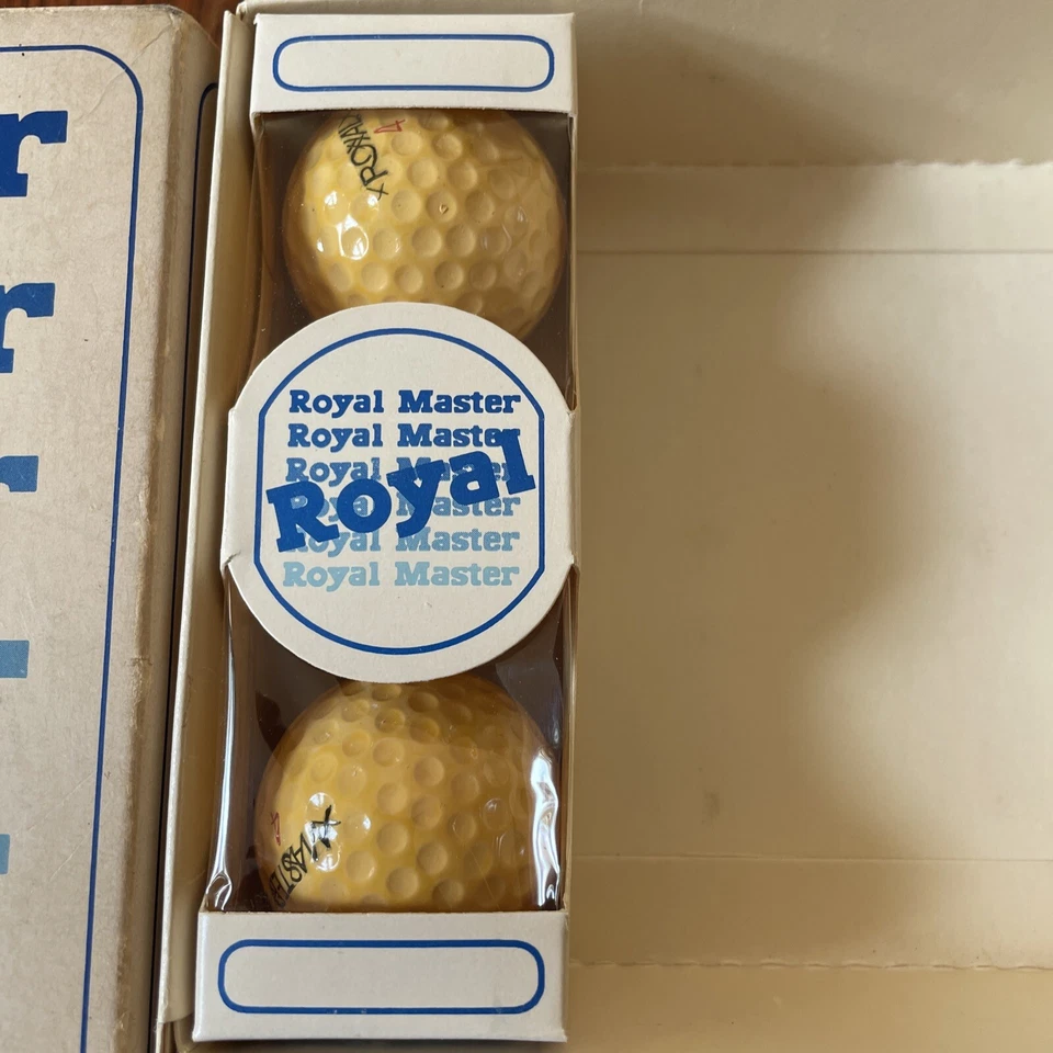 Pelotas de golf Royal Master vintage nunca usadas con caja (3) Foto 2 de 4