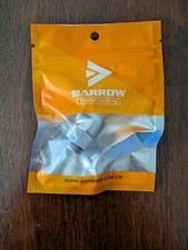 Barrow G1/4" 90 Degree Rotary Adapter Fitting - Shiny Silver - lot of 9 units