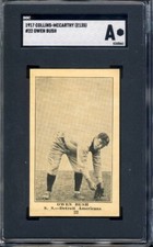 1917 E135 Collins-McCarthy Baseball #22 Owen Bush SGC A