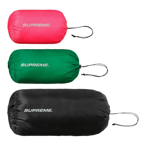 SUPREME NYLON DITTY BAGS SET OF 3 BLACK/GREEN/PINK F/W 2017 100% AUTHENTIC