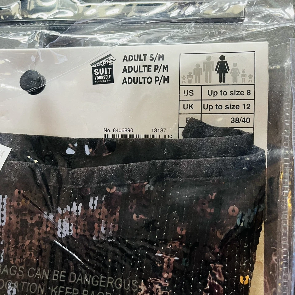 Falda Roaring 20’s Flapper Sexy Elegante Disfraz Halloween Para Mujer Talla S/M Foto 4 de 4