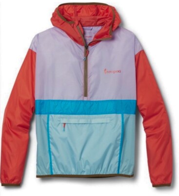 NWT Cotopaxi Teca Half Zip Hooded Windbreaker Jacket Multicolor