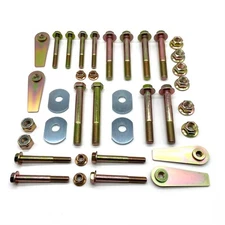 Fits Jeep Wrangler TJ 97-06 Control Arm Bolts w/ Cam Bolt Filler & Flag Nuts