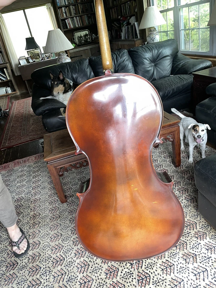 4/4 Student Cello, Needs New Sound Post + Rehair Bow. Local Pickup/Delivery. - Image 4 of 4