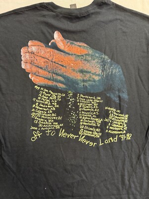 Metallica Old Man T-shirt - Enter Sandman Shirt Neverland Tee