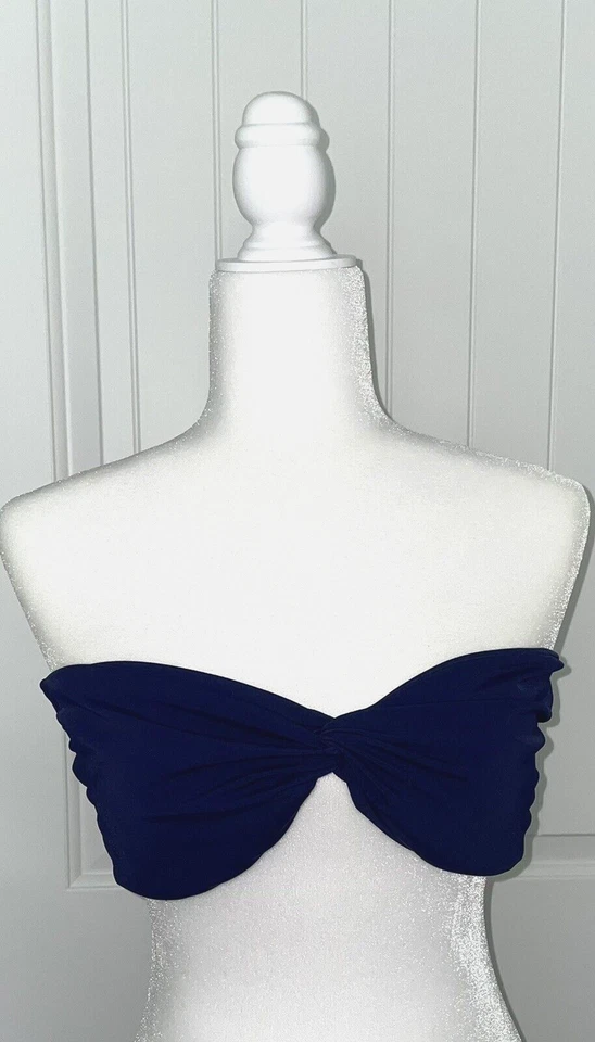 Biquíni Delias Swim Top Feminino Tamanho XL Azul Marinho Elastano Elástico - Imagem 2 de 4