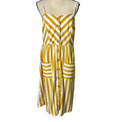 Style House Sun Dress Womens XL Striped Summer Vacation Beach Pockets Front Cami | eBay Style House Sun Dress Womens XL Striped Summer Vacation Beach Pockets Front Cami | eBay