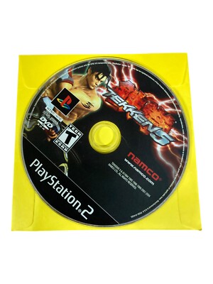 Sony PlayStation 2 PS2 Disc Only TESTED Tekken 5 BL