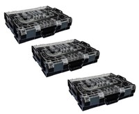 3Er Bosch Sortimo Systems L-Boxx 102 Werkzeugkoffer-Deckel Transparent