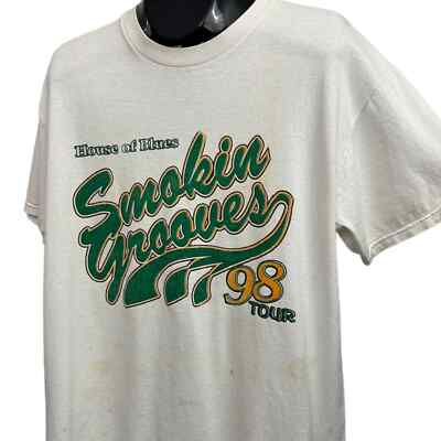 1998 RARE OG Smokin Grooves Tour Rap Concert T Shirt / Men's 1998 RARE OG Smokin Grooves Tour Rap Concert T Shirt / Men's