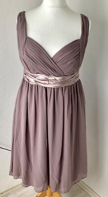 Cocktail-Kleid Abendkleid Apart Alba Moda Gr. 42 rose Taupe Neu