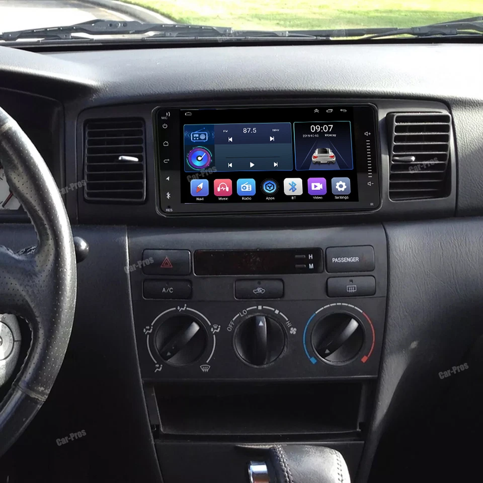 Rádio estéreo automotivo Apple Carplay Android 13 GPS WIFI para Toyota Corolla 2002-2006 - Imagem 4 de 4