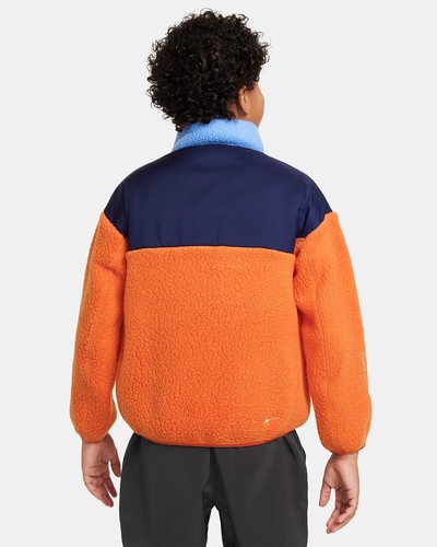 Nike Sportswear ACG Big Kids' Loose Full-Zip Jacket Orange Size L XL FN1882 893 - Picture 4 of 7