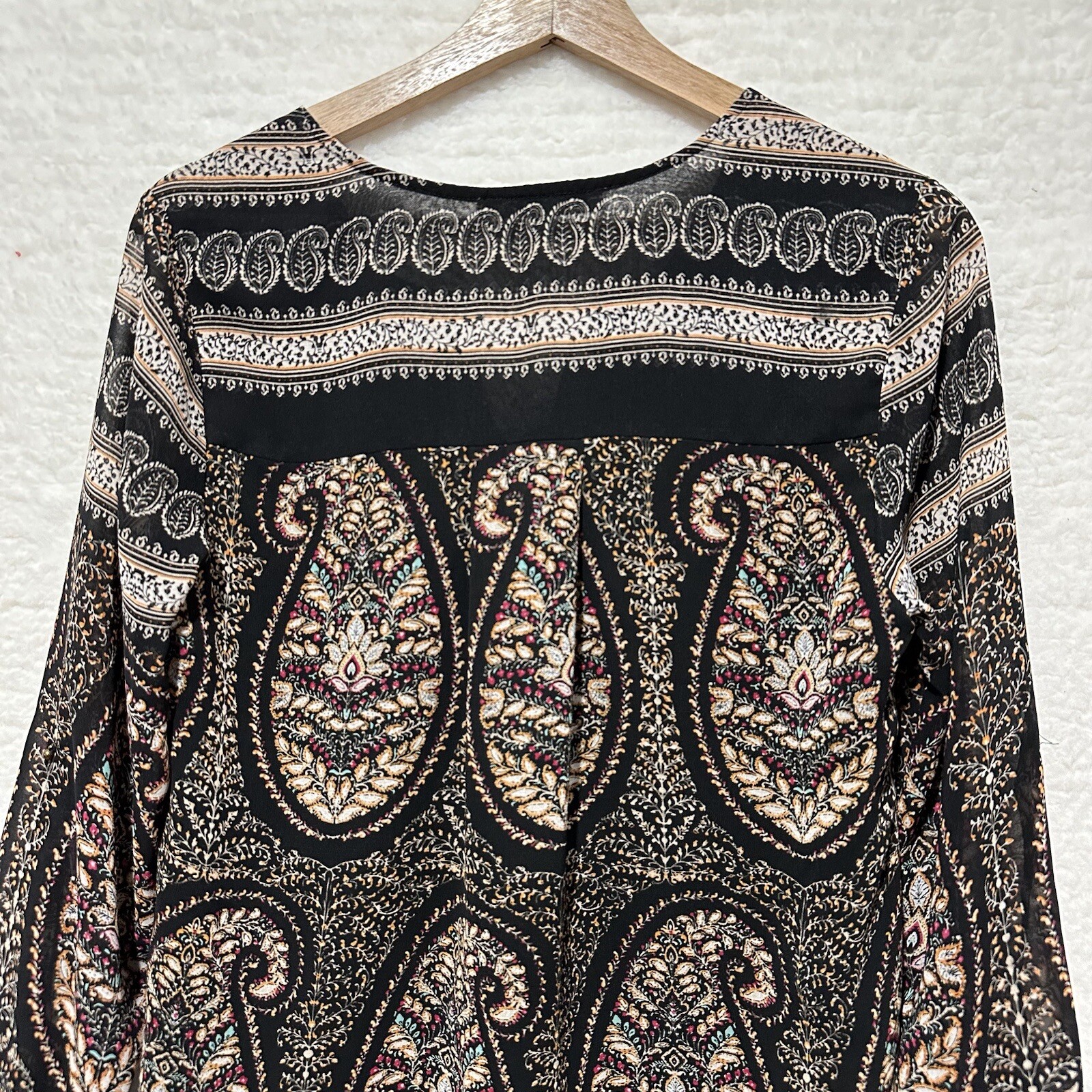 Daniel Rainn Multicolor Paisley Pattern Roll Tab … - image 6