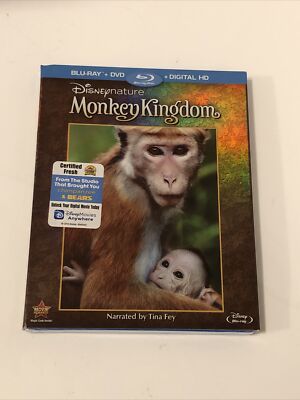 Monkey Kingdom Blu-ray, DVD, HD New And Sealed