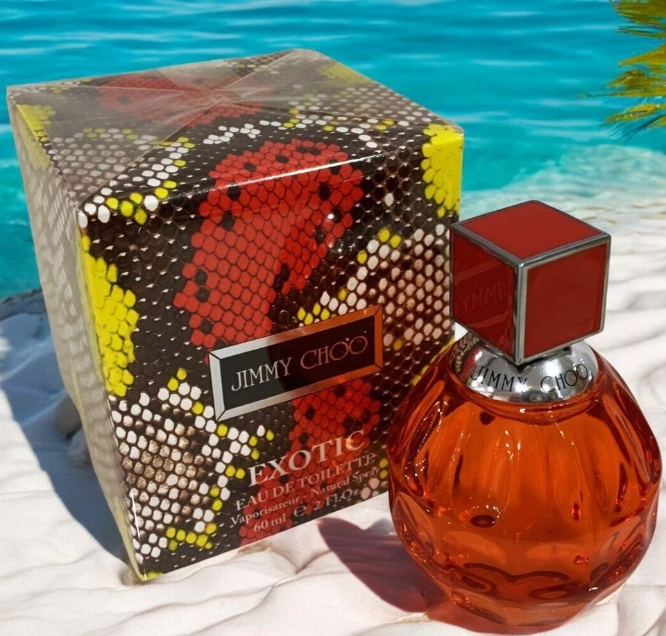 JIMMY CHOO EXOTIC Eau De Toilette Spray Natural 2.0oz/60ml Auténtico Sellado Foto 3 de 4