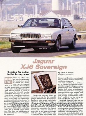 ジャガー XJ6 Sovereign No Reserve: 27k-Mile 1990 Jaguar XJ6 Sovereign for sale on
