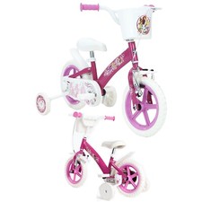 Bicicletta Principesse Disney Bambina Bici con Rotelle Freno Princess 12 Pollici