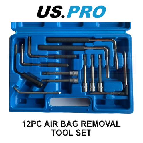 US PRO Tools 12pc Automotive Air Bag, Airbag Removal Tool Set Kit 5048