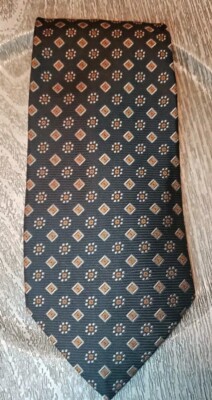 Robert Talbott Fine Silk Printed Hand Sewn USA Repp New MSRP $75 Business Formal