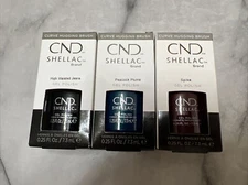 Shellac Nail Polish set of 3 (Bold colors)