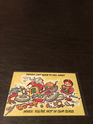 HUMOR - THINGS JUST SEEM TO FALL APART..... - POSTED POSTCARD