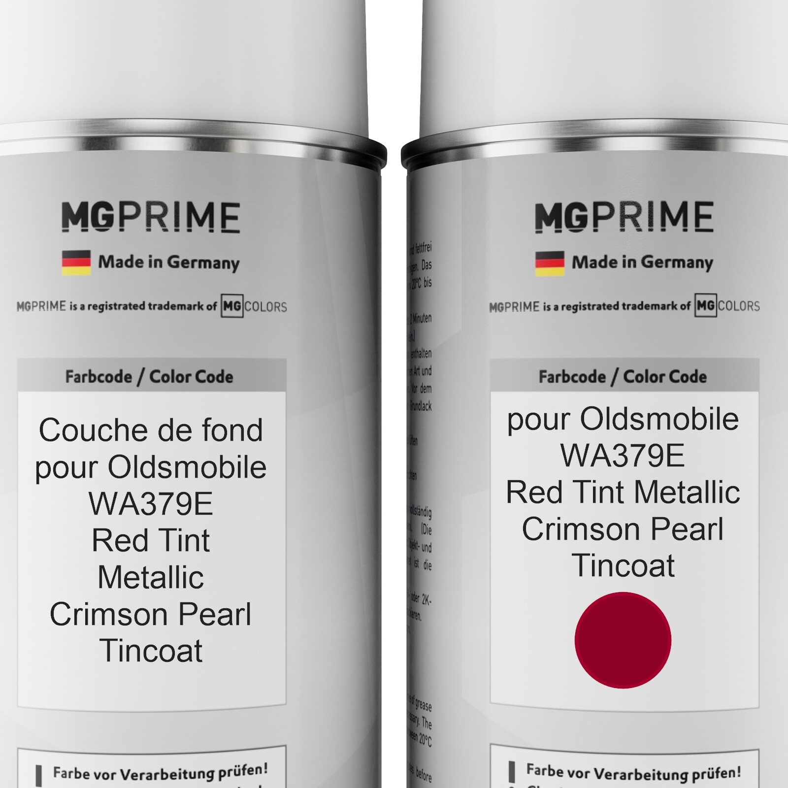 Kit Aérosol De Retouche Peinture KIA 6C Clear Silver Metallic - Avec Apprêt, Couleur Et Vernis Transparent - Marque Alex Flittner