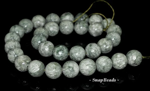 CUENTAS SUELTAS 12 MM SERAFINITA PIEDRA PRECIOSA VERDE REDONDA 12 MM 7,5 pulgadas - Imagen 3 de 3