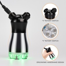 Mini Handheld Sliver / Black Facial Device Face Beauty Anti Aging Tool Home Use