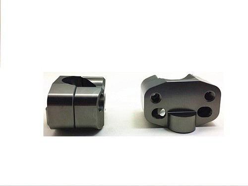 HandleBar Fat Bar Mount Clamps Risers Adaptor 7/8" to 1"-1/8" Dirt Pit Bike ATV - Picture 27 of 31