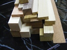 Hardwood Mixed Timber Project Pack Craft hobby DIY mixed sizes 20 or 40 pieces