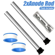 Suburban Hot Water Heater Service Anode Rods x2 For RV Caravan With Removal Tool