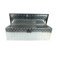 49 Inch Rectangular Aluminum Truck Bed Tool Box For Flatbed Pickup Trailer Rv