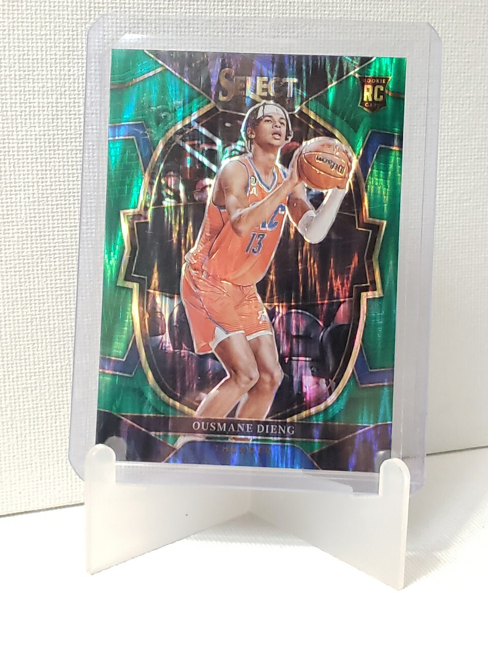 2022-23 Select Concourse GREEN Shock RC PRIZM Ousmane Dieng - Thunder
