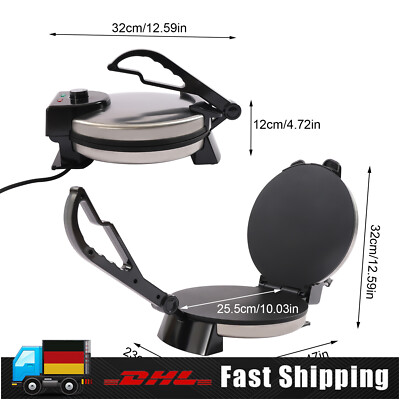 220V 1800W Elektrisch Electric Chapati Roti Maker Flatbread Tortilla Maker DHL