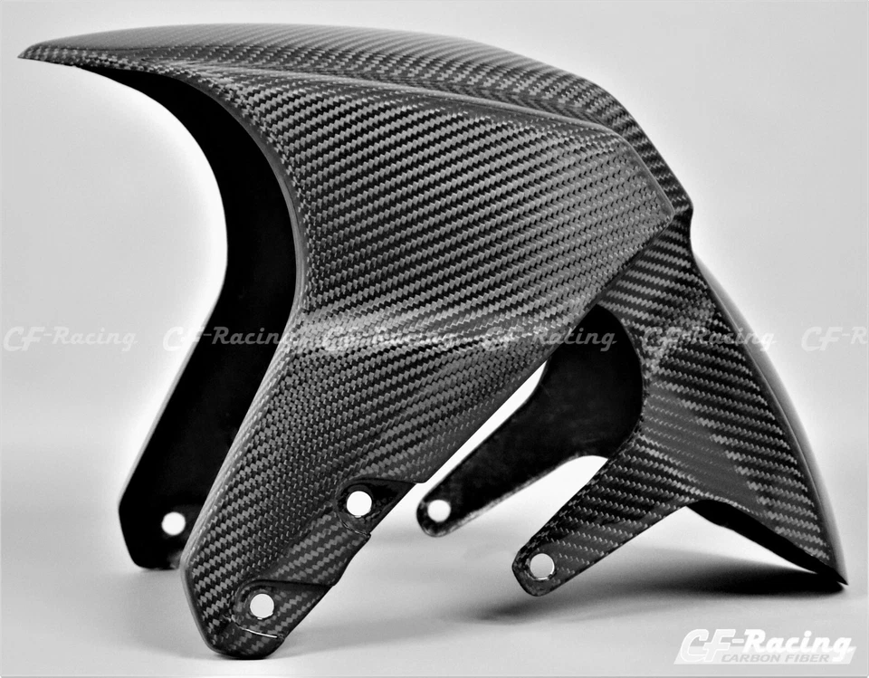 2007-2012 Suzuki B-King Front Fender - 100% Carbon Fiber - Imagem 2 de 4