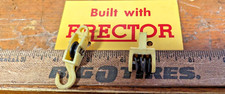 PAIR YELLOW SERIES THREE A.C. GILBERT ERECTOR SET MATCHING HOOK AND PULLEY