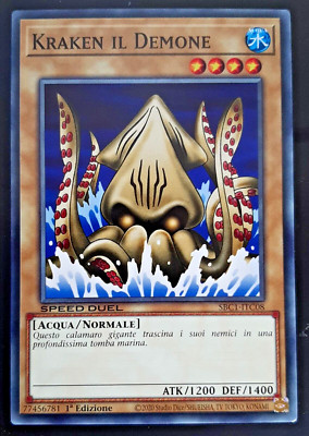 KRAKEN IL DEMONE Speed Duel auf Italienisch SBC1-ITC08 Common YUGIOH