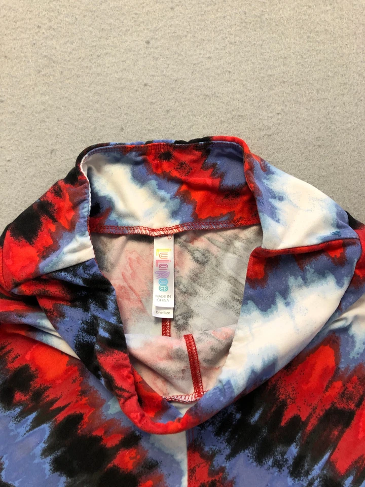 LulaRoe Bottoms Women's One Size Mutlicolored Tie-Dye Stretchy Leggings - Image 3 of 4